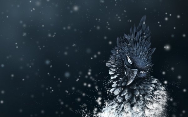Animal Artistic Fantasy Winter Spirit HD Wallpaper | Background Image