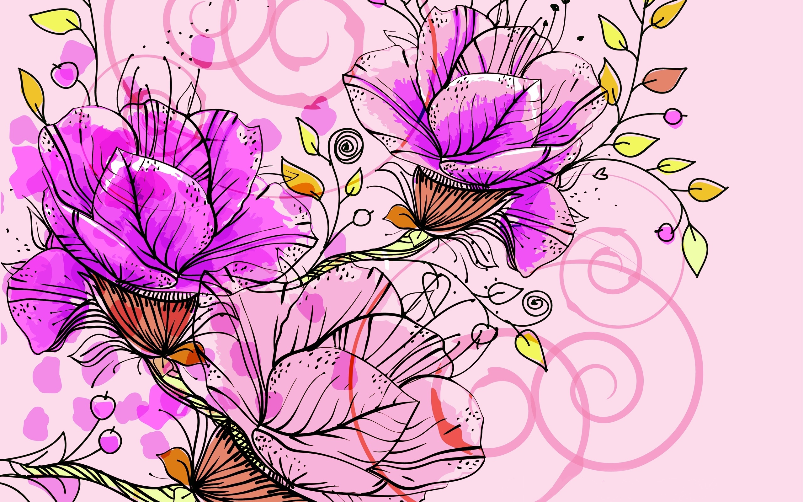 Künstlerisch Blume HD Wallpaper | Hintergrund