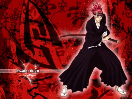 Renji Abarai Anime Bleach HD Desktop Wallpaper | Background Image