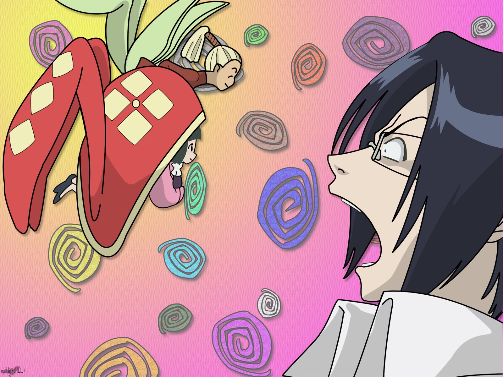 Download Shun'ō (Bleach) Ayame (Bleach) Uryu Ishida Anime Bleach Wallpaper