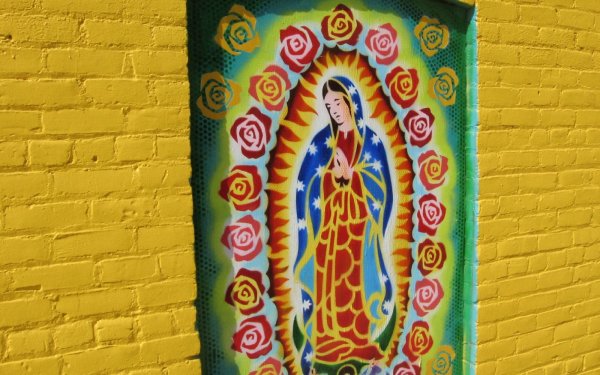 Religious Artistic Catholic Graffiti HD Wallpaper | Background Image
