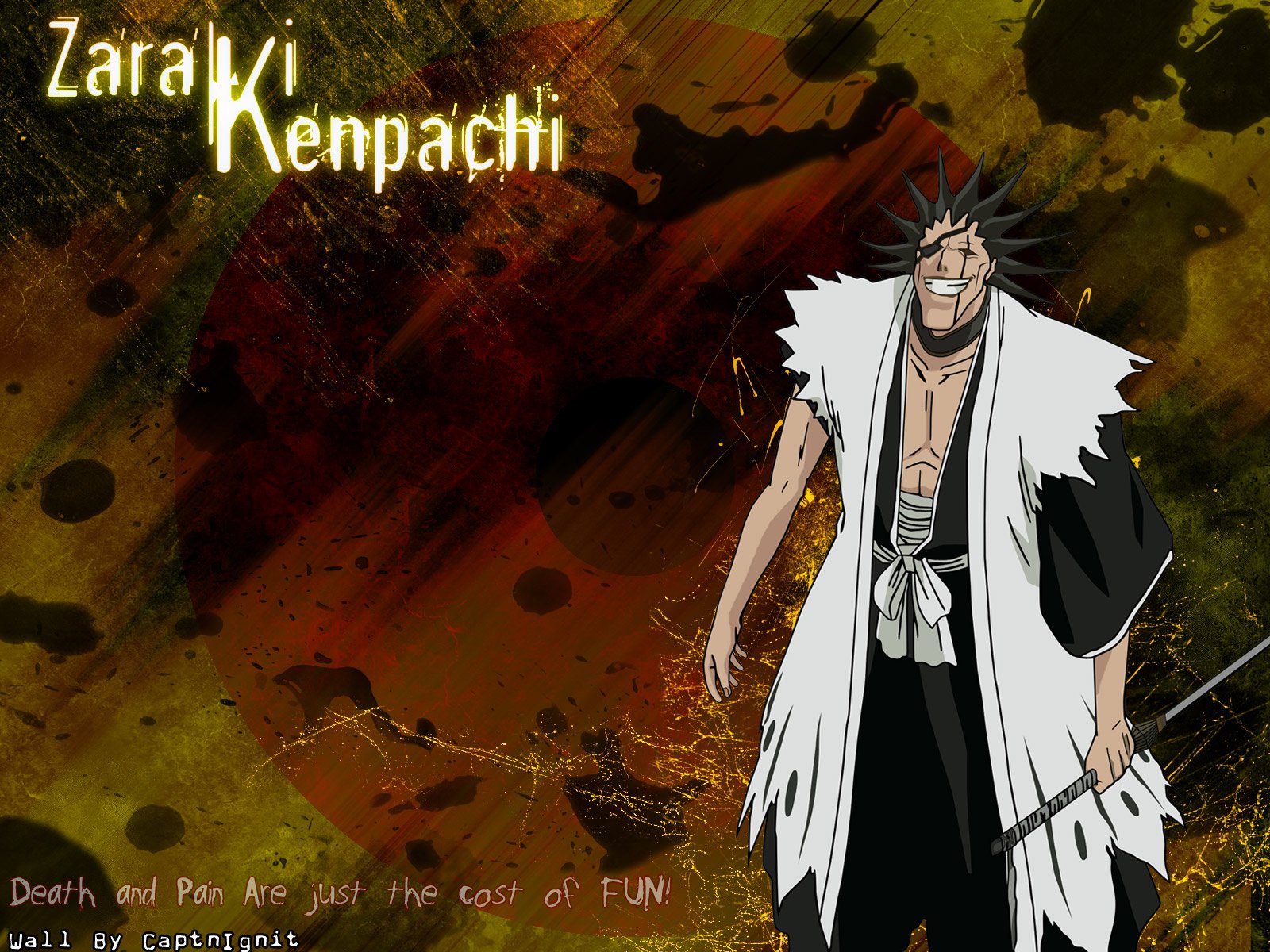 Download Kenpachi Zaraki Anime Bleach Wallpaper