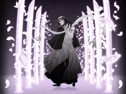 Byakuya Kuchiki Anime Bleach HD Desktop Wallpaper | Background Image