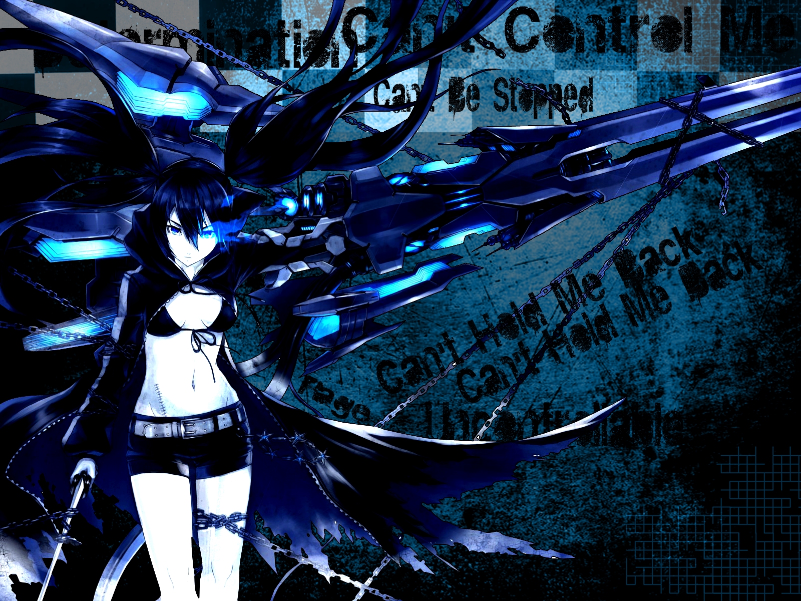 Download Anime Black Rock Shooter Wallpaper