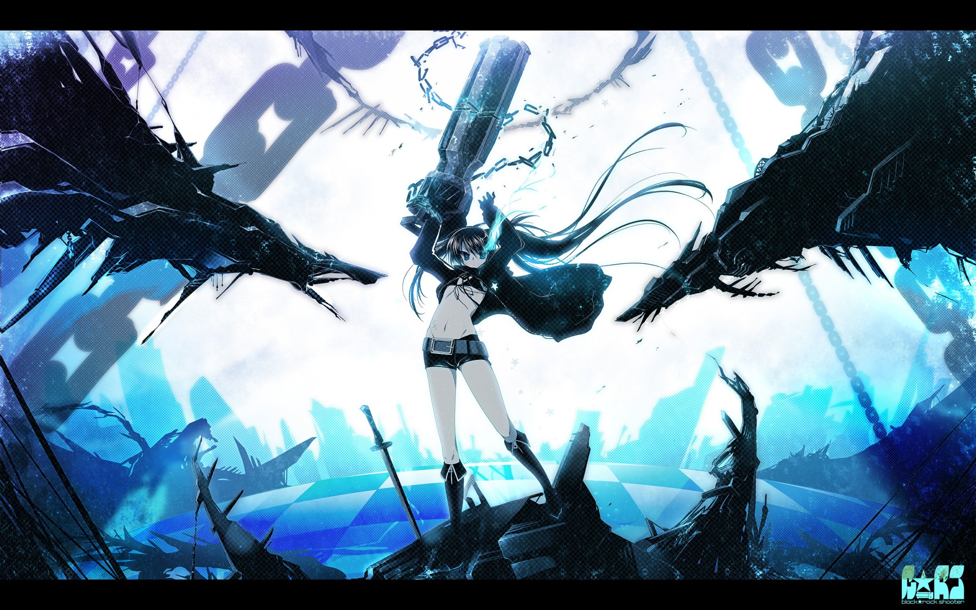 Black Rock Shooter 4k Ultra Hd Wallpaper And Background Image