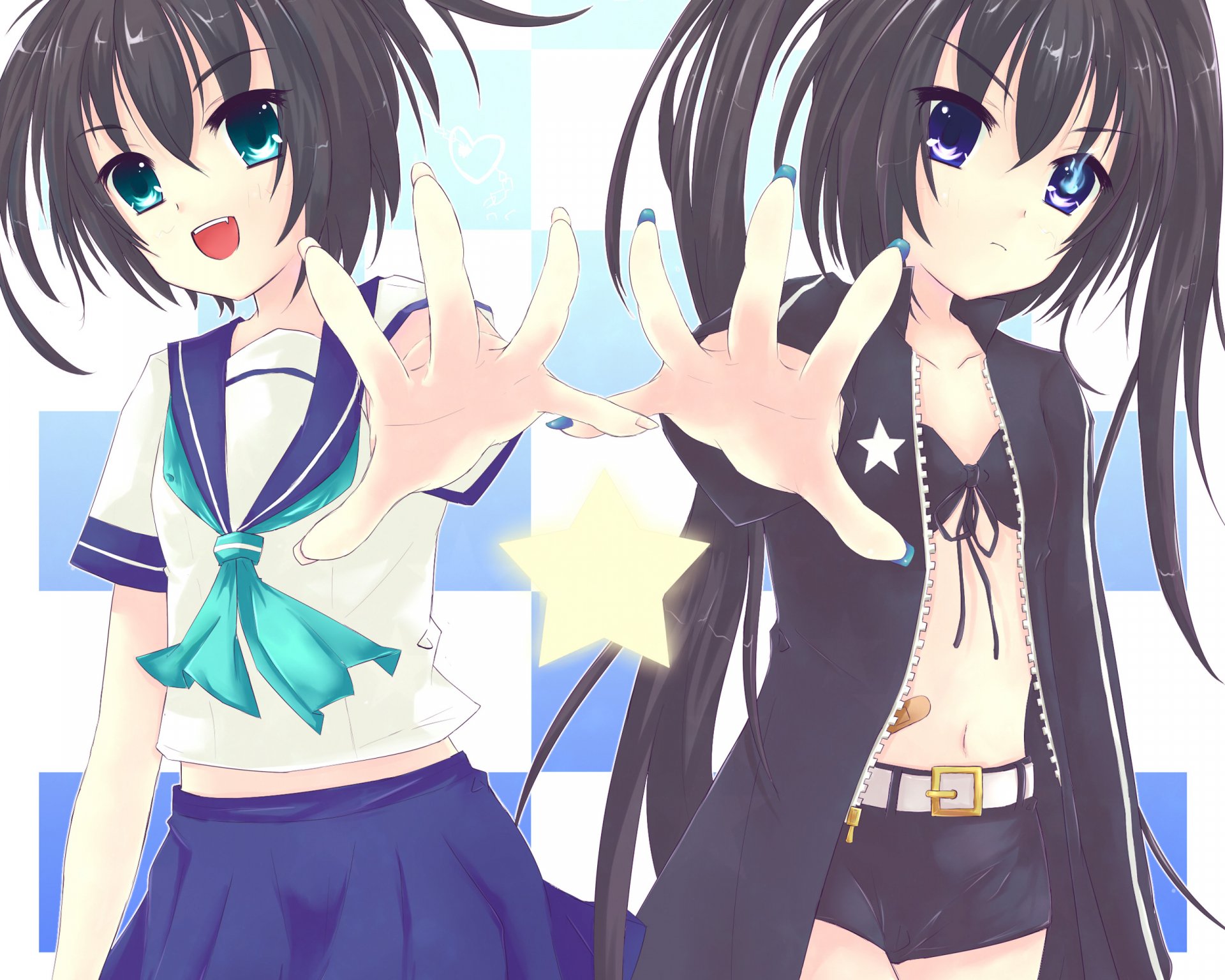 Download Mato Kuroi Anime Black Rock Shooter HD Wallpaper