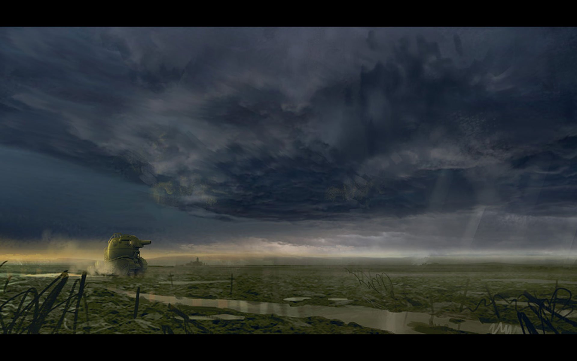 Download Sci Fi Landscape HD Wallpaper