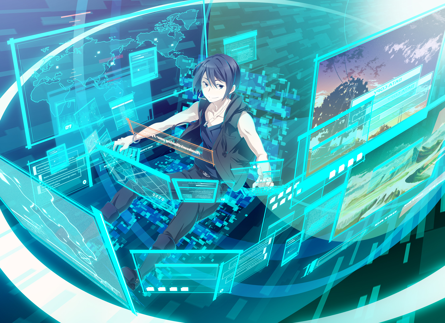 Anime Eureka Seven Ao HD Wallpaper | Background Image