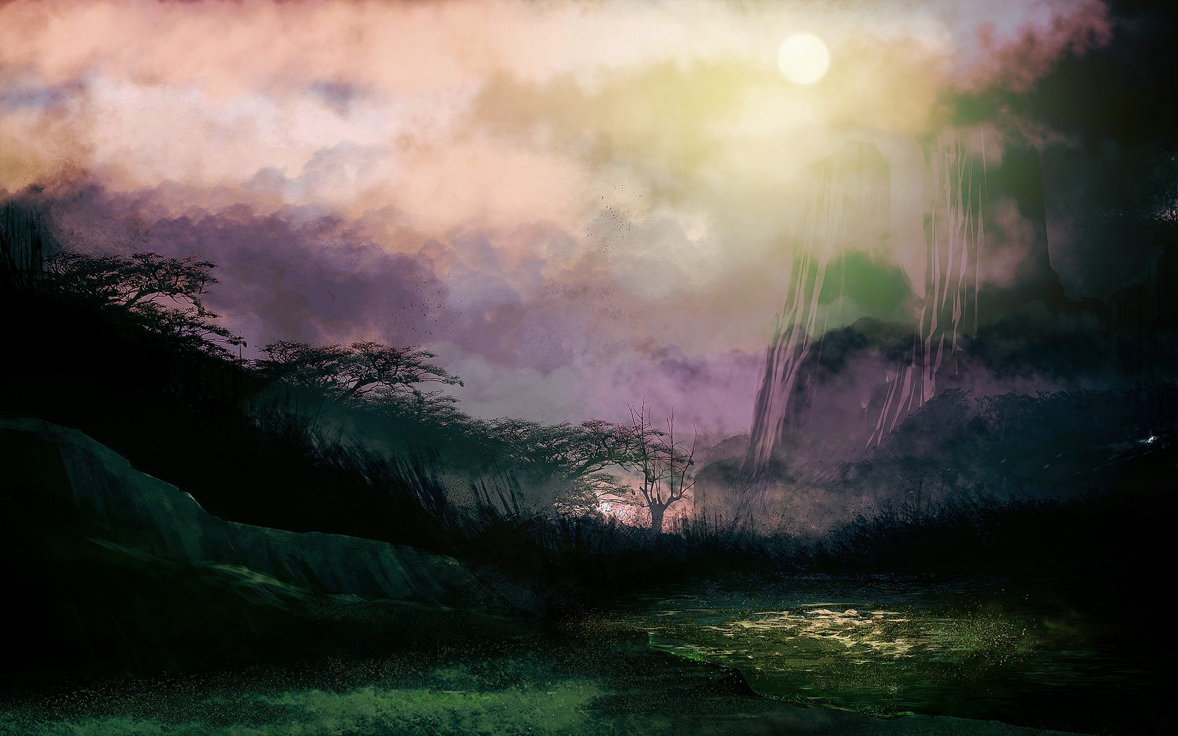 Download Fantasy Landscape  Wallpaper