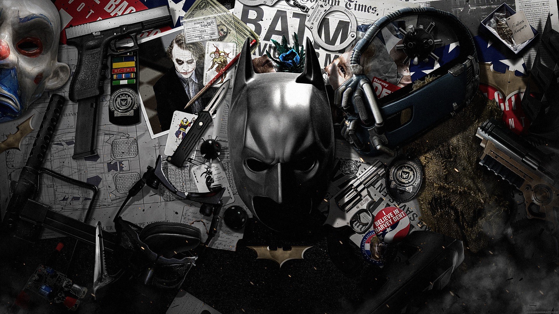The Dark Knight Trilogy Full Hd Wallpaper And Background Image