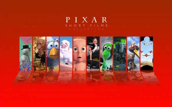red Pixar cartoon movie Pixar Short HD Desktop Wallpaper | Background Image