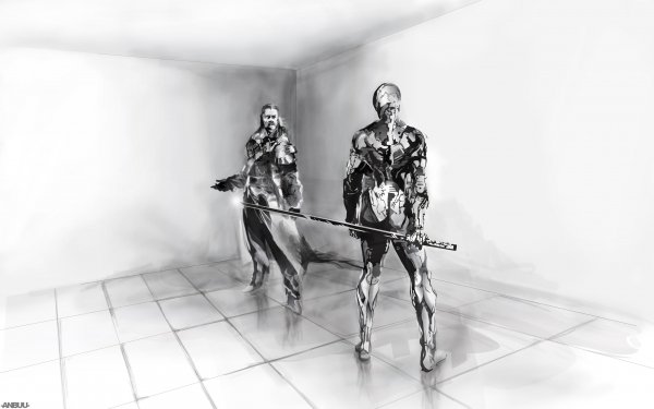 Video Game Metal Gear Black & White HD Wallpaper | Background Image
