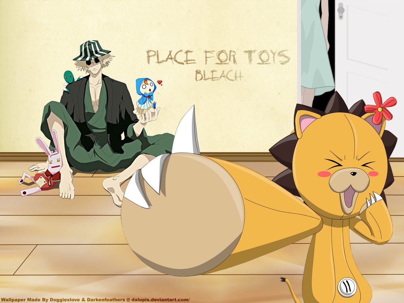 Download Kon (Bleach) Kisuke Urahara Anime Bleach Wallpaper