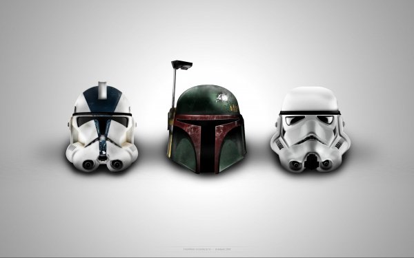 Películas La Guerra De Las Galaxias La Guerra de las Galaxias Helmet Clone Trooper Boba Fett Stormtrooper Fondo de pantalla HD | Fondo de Escritorio