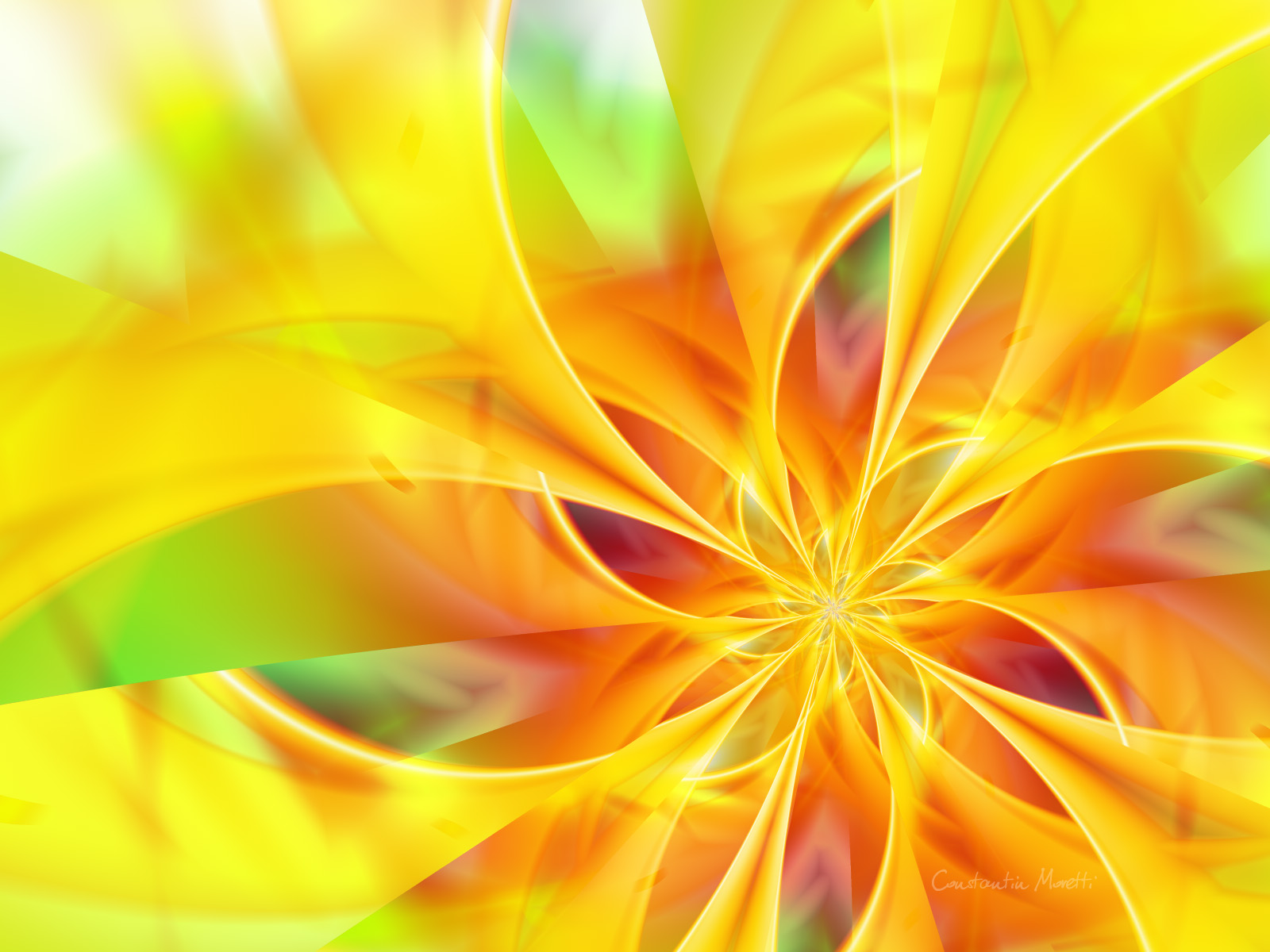 Abstract Yellow HD Wallpaper | Background Image