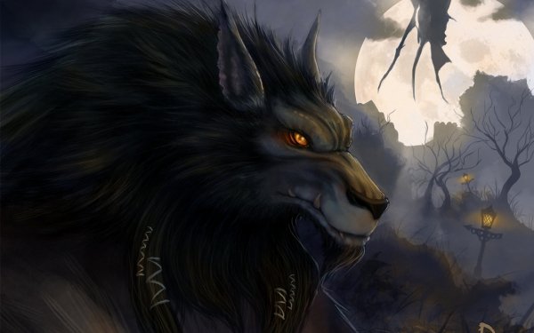 Video Game World Of Warcraft Warcraft Werewolf Halloween Dark Horror HD Wallpaper | Background Image