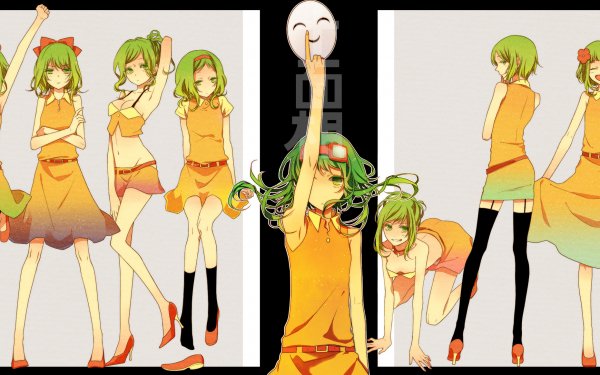 Anime Vocaloid GUMI Song Illustration Ten Faced HD Wallpaper | Background Image