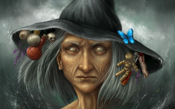 Fantasy Witch HD Wallpaper | Background Image