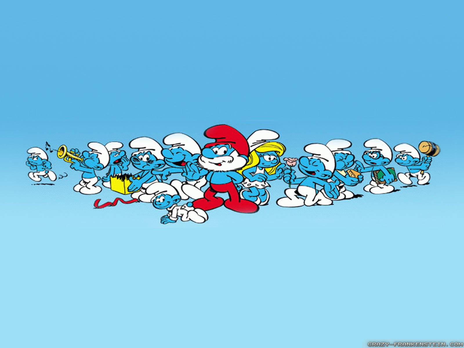 Download Comic The Smurfs Wallpaper