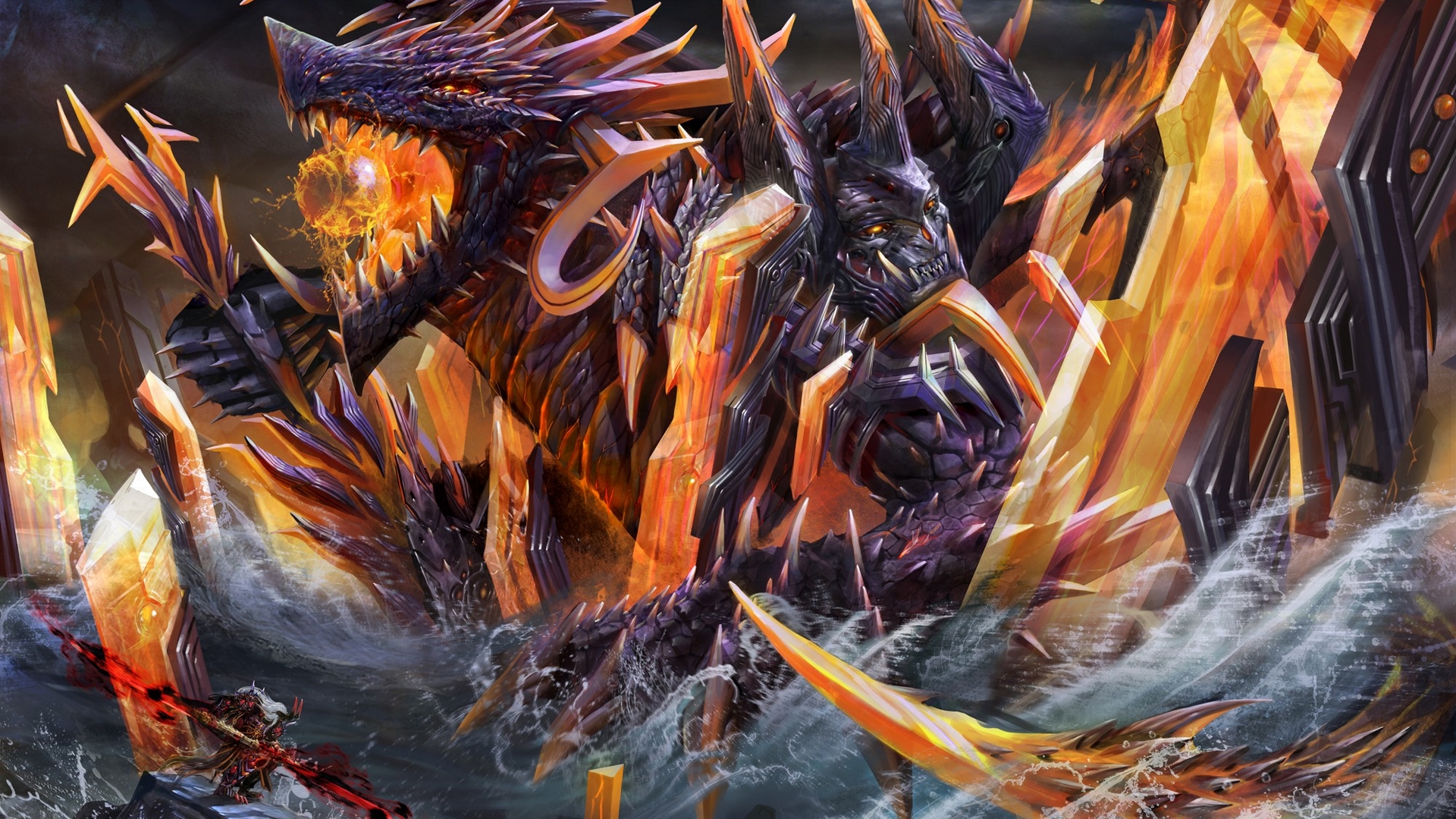 Fantasy Dragon HD Wallpaper by A-Sloudi