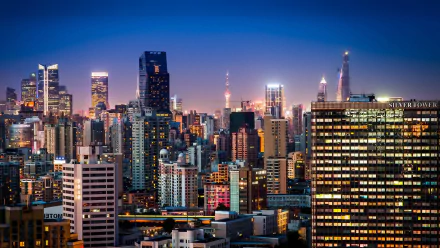 man made Shanghai HD Desktop Wallpaper | Background Image