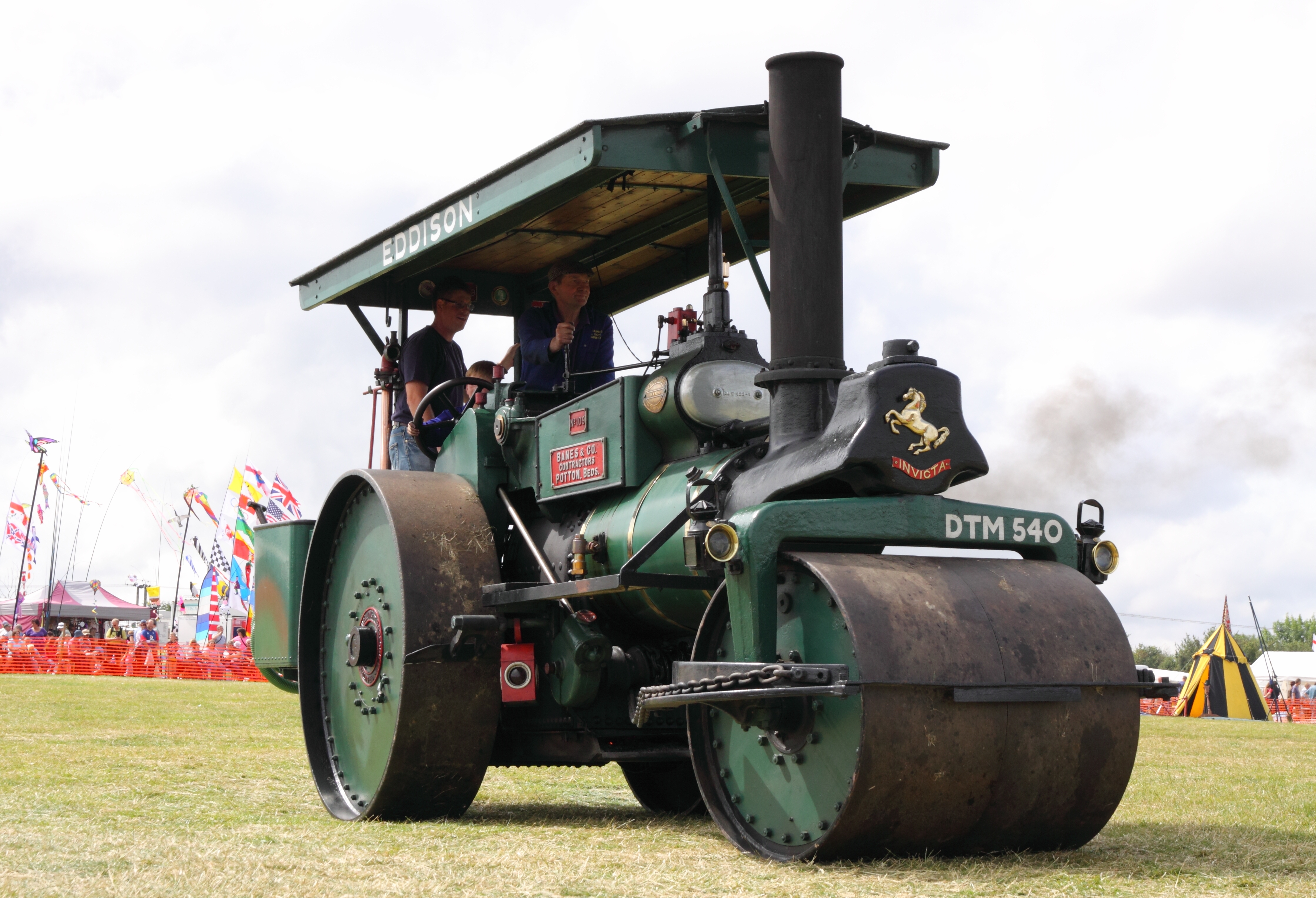 Steam road roller фото 10