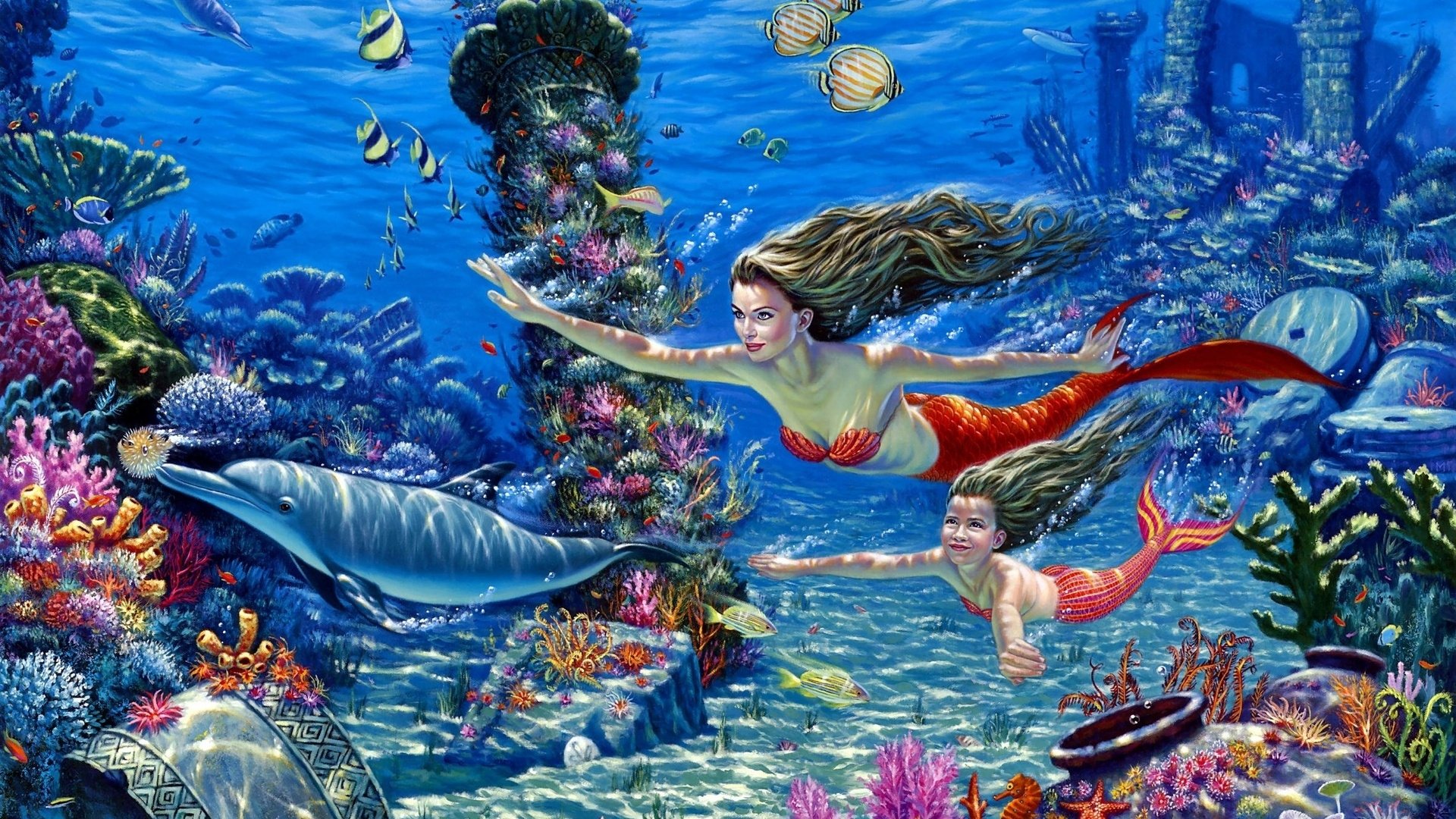 153 Mermaid Hd Wallpapers Background Images Wallpaper Abyss Images, Photos, Reviews