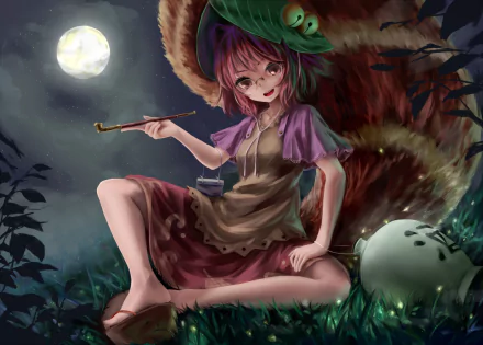 Mamizou Futatsuiwa Anime Touhou HD Desktop Wallpaper | Background Image