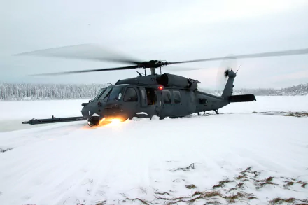 snow Alaska military Sikorsky HH-60 Pave Hawk HD Desktop Wallpaper | Background Image