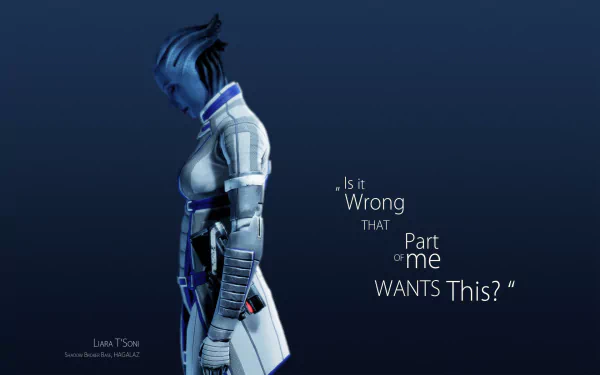 Liara T'Soni video game Mass Effect HD Desktop Wallpaper | Background Image