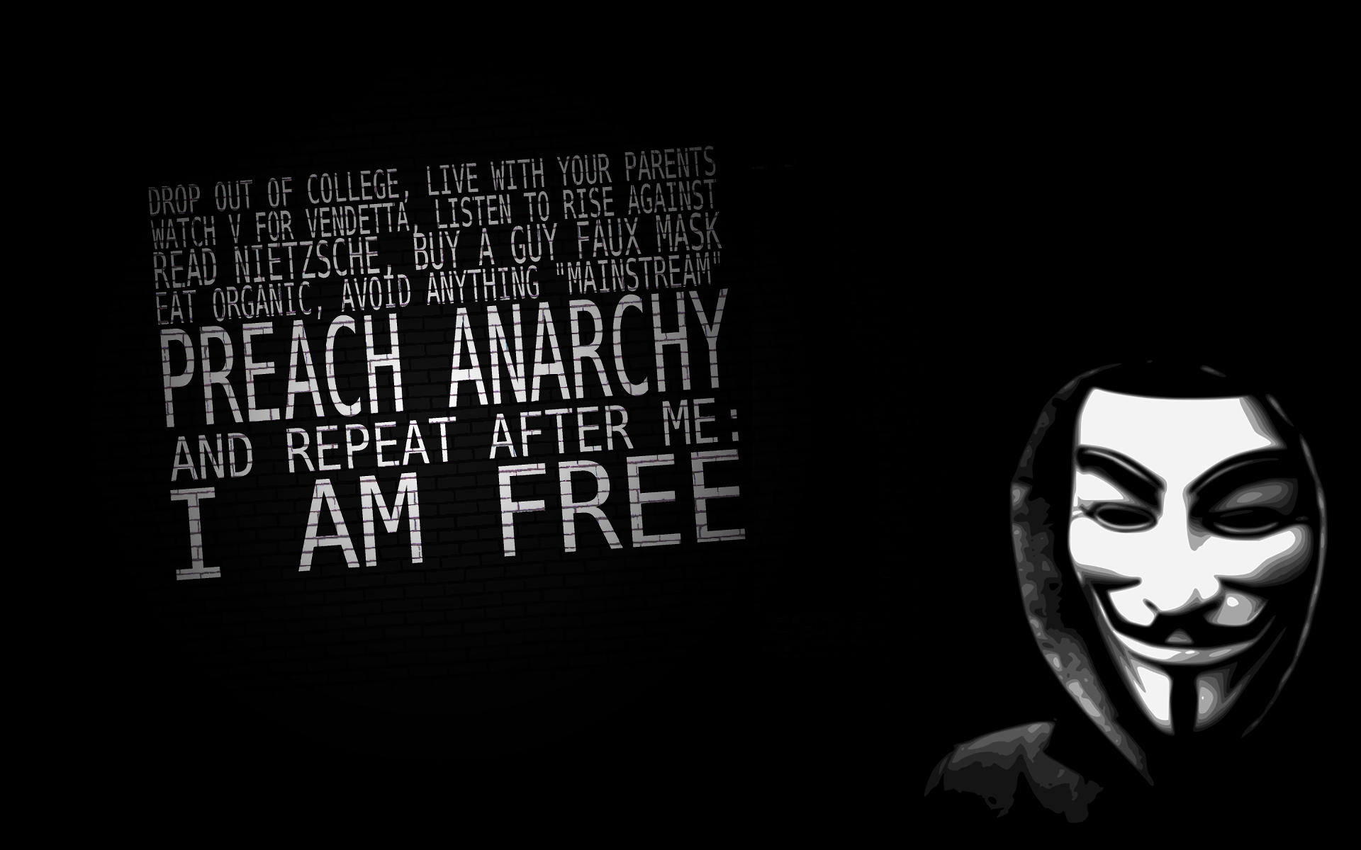 Download Dark Anarchy HD Wallpaper