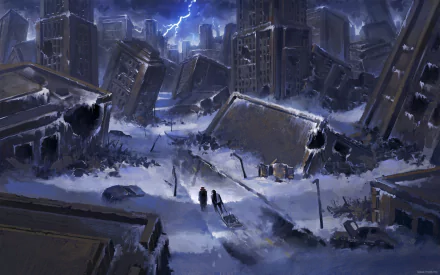 Comic Romantically Apocalyptic HD Desktop Wallpaper | Background Image