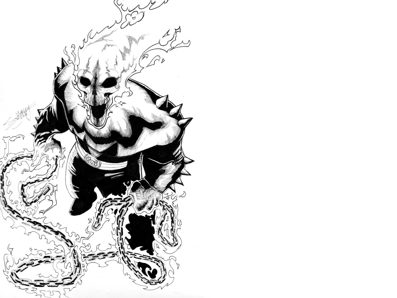 Download Comic Ghost Rider Wallpaper