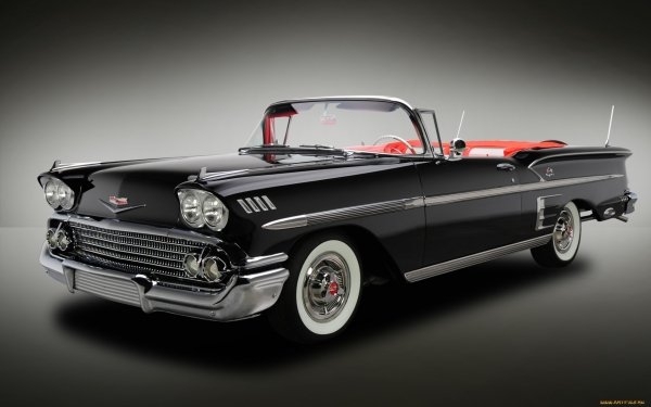 Vehicles 1958 Chevrolet Impala Chevrolet Vintage Car HD Wallpaper | Background Image