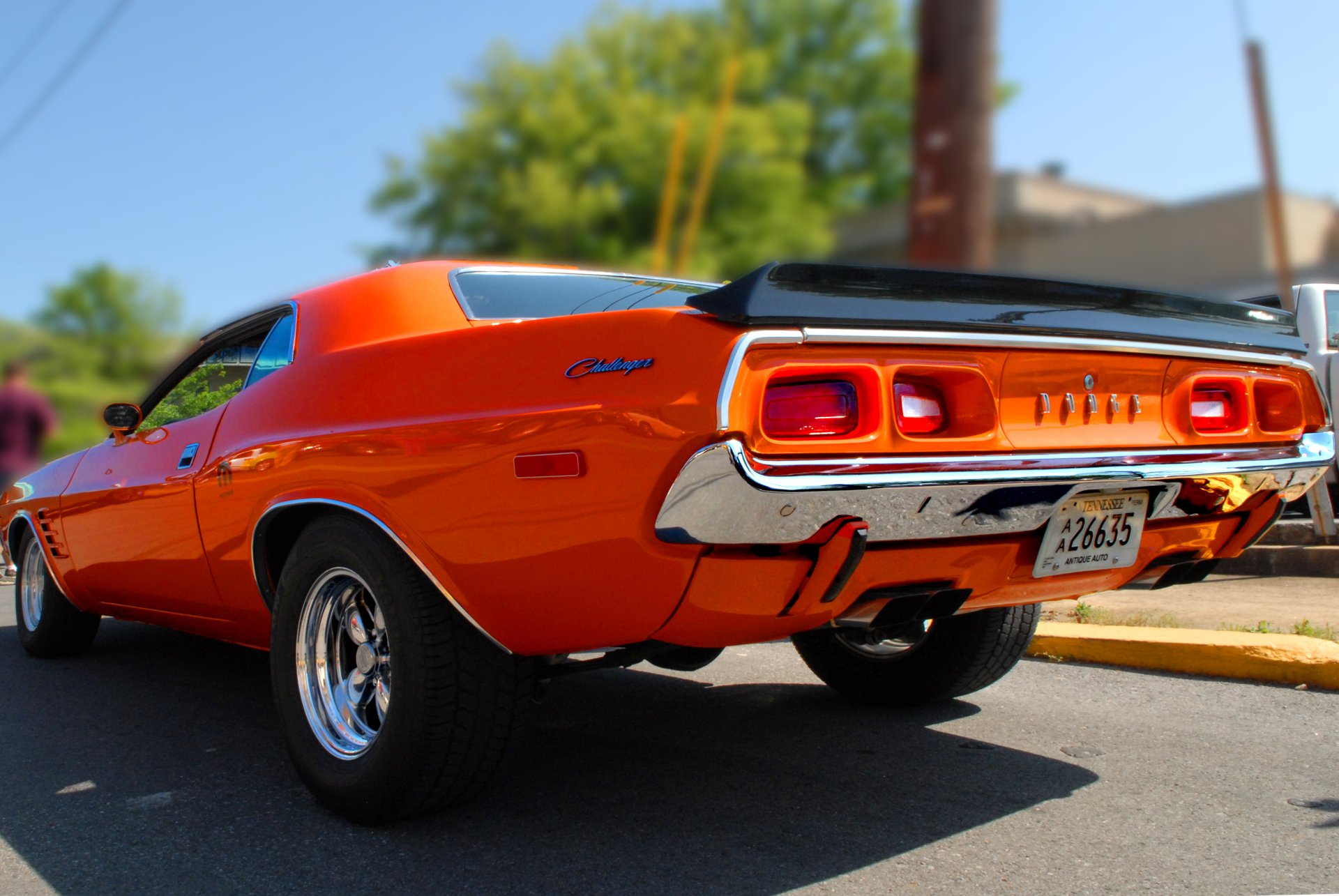 Download Vehicle Dodge Challenger 4k Ultra HD Wallpaper