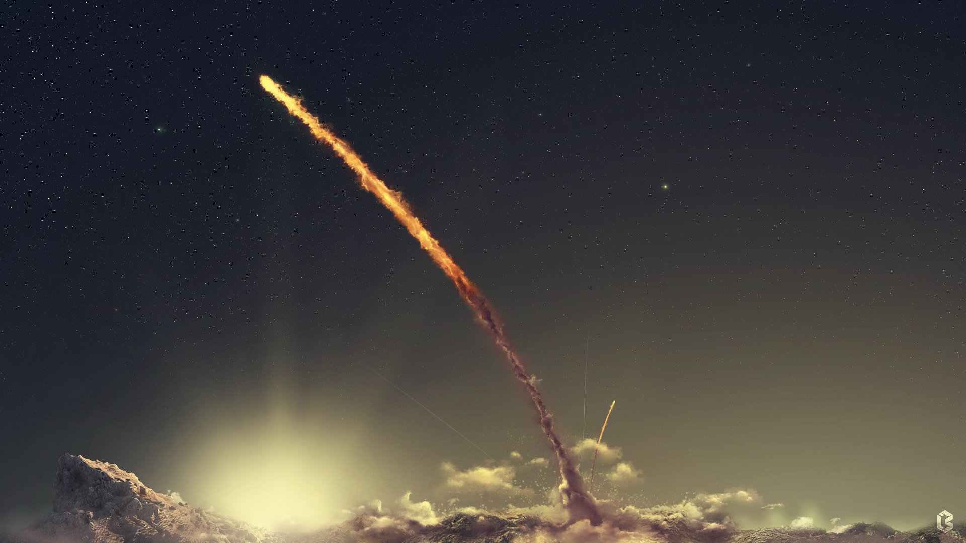 Download Abstract Meteor HD Wallpaper by Bmor-Creative.com
