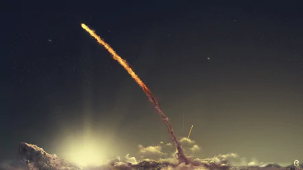 Abstract meteor HD Desktop Wallpaper | Background Image