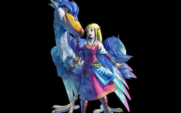 Princess Zelda video game The Legend Of Zelda: Skyward Sword HD Desktop Wallpaper | Background Image