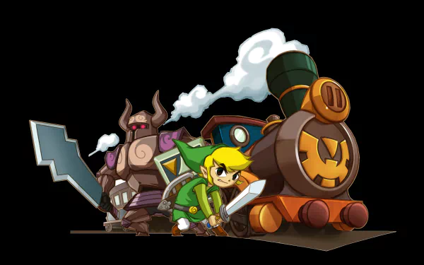 video game The Legend Of Zelda: Spirit Tracks HD Desktop Wallpaper | Background Image