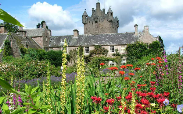  Cawdor Castle in the Scottish Highlands UK