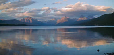 cloud sun landscape nature lake Lake McDonald HD Desktop Wallpaper | Background Image