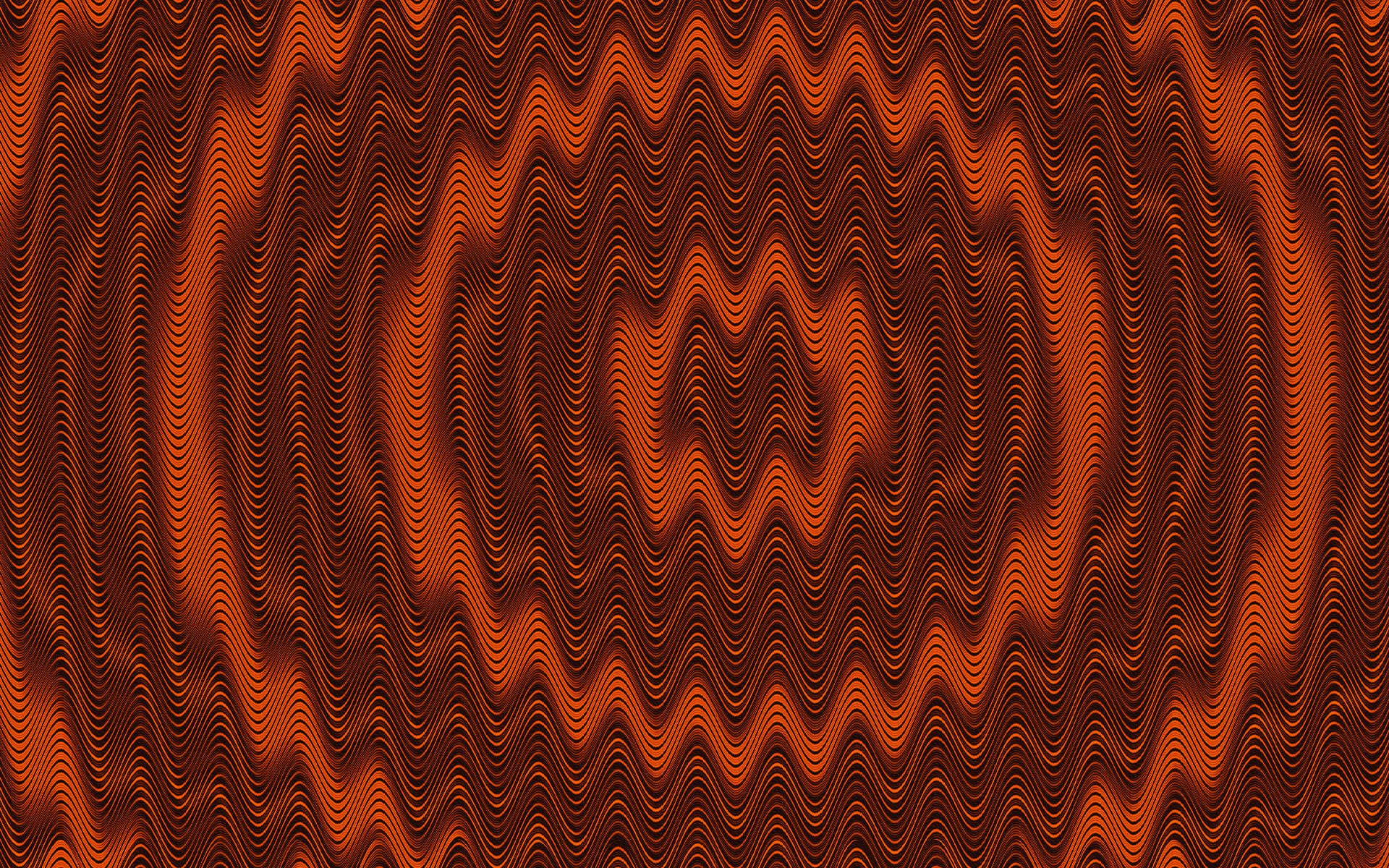 Abstract brown wave pattern creates an optical illusion with rippling, concentric shapes in this HD PC desktop wallpaper and background.