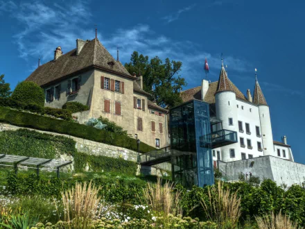 castle man made nyon castle HD Desktop Wallpaper | Background Image