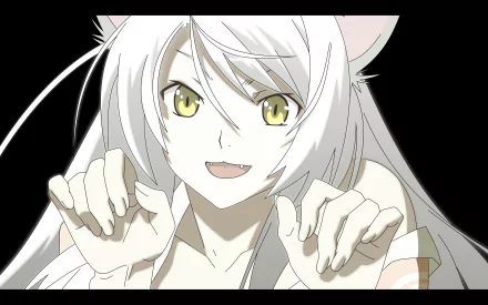 Black Hanekawa Tsubasa Hanekawa Anime Monogatari (Series) HD Desktop Wallpaper | Background Image