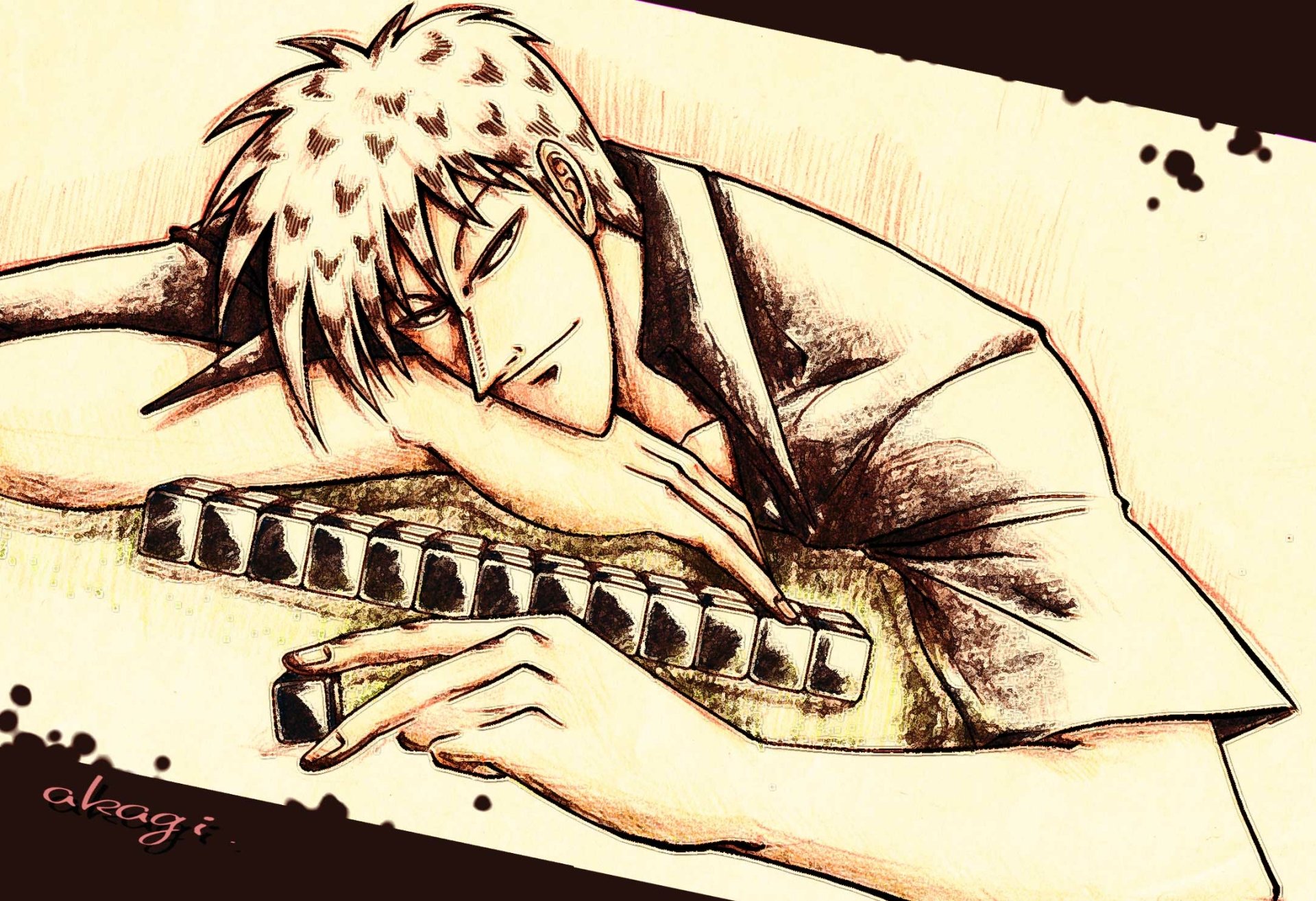 4 Akagi (Anime) HD Wallpapers | Background Images - Wallpaper Abyss