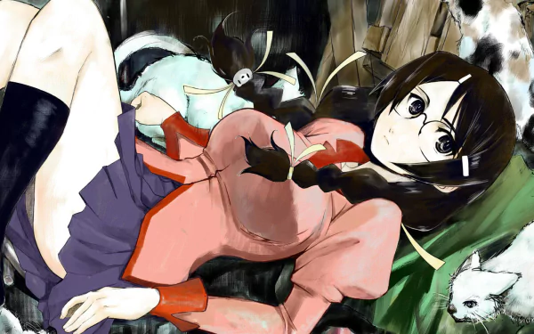 Tsubasa Hanekawa Anime Monogatari (Series) HD Desktop Wallpaper | Background Image