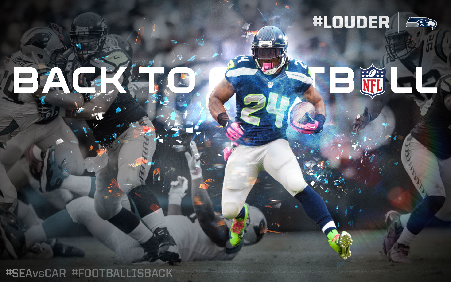 Seattle Seahawks NFL HD Wallpaper New Tab - Sports Fan Tab