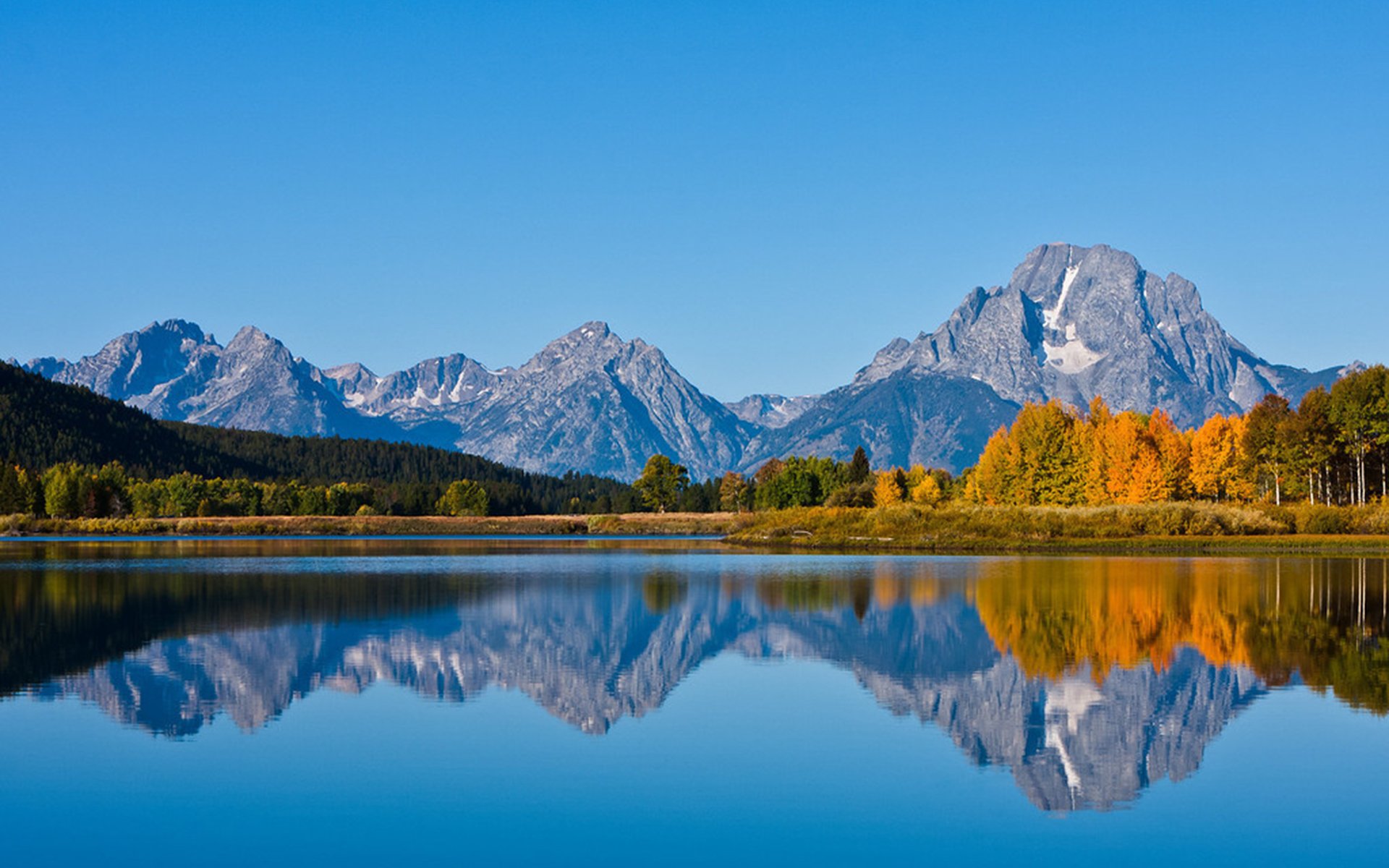Serene Mountain Reflections: HD Nature Wallpaper | 1920x1200 ...