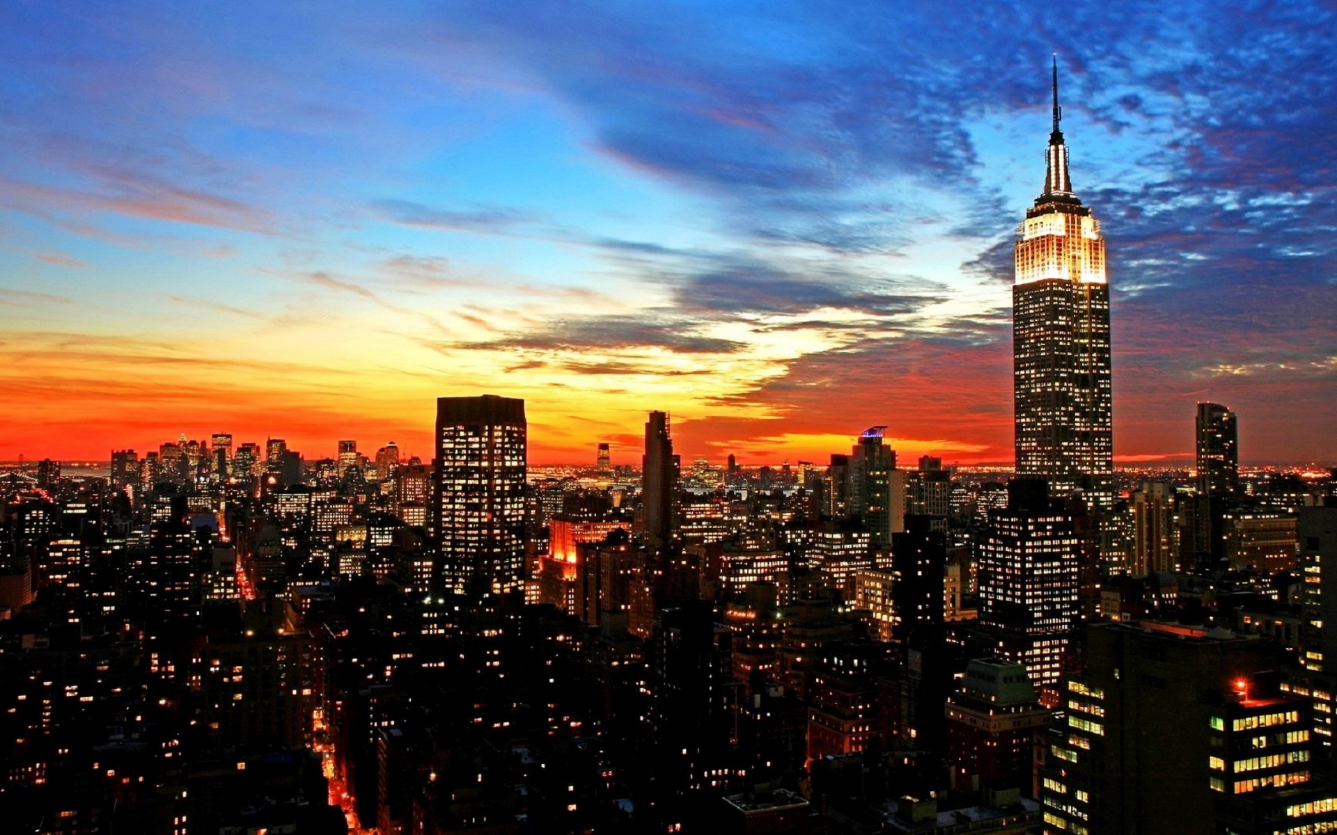 Download Manhattan Man Made New York  4k Ultra HD Wallpaper