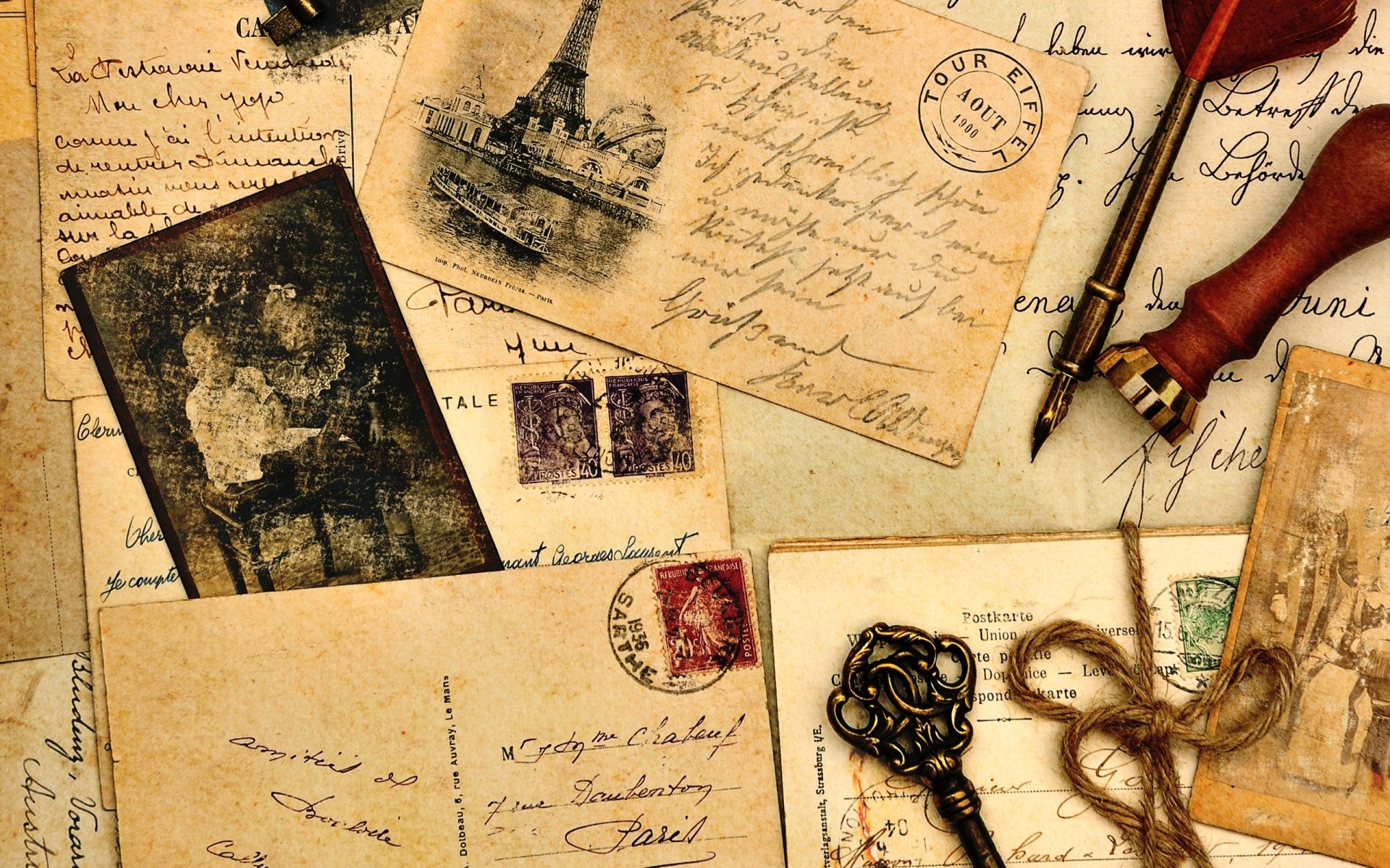 Timeless Treasures: HD Still Life Photography of Vintage Letters and ...